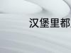 汉堡里都放什么 汉堡材料