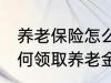 养老保险怎么领取养老金 养老保险如何领取养老金