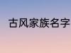 古风家族名字 古风雅致的家族名字